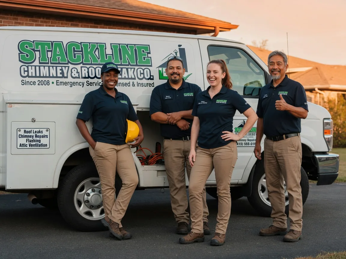 Chimney flashing repair company in Dundas, VA